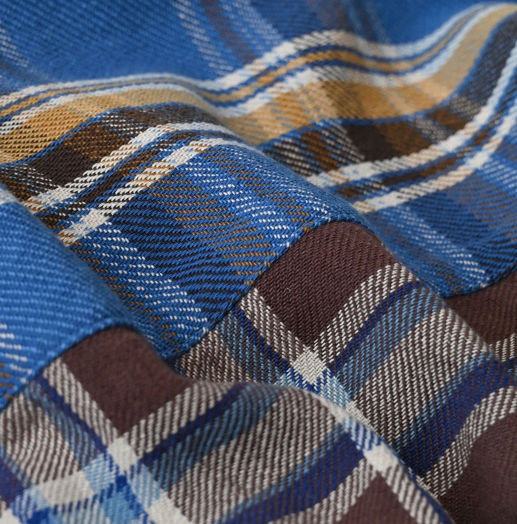 Indigo Takaramono Indian Patchwork 908 Uma Shirt