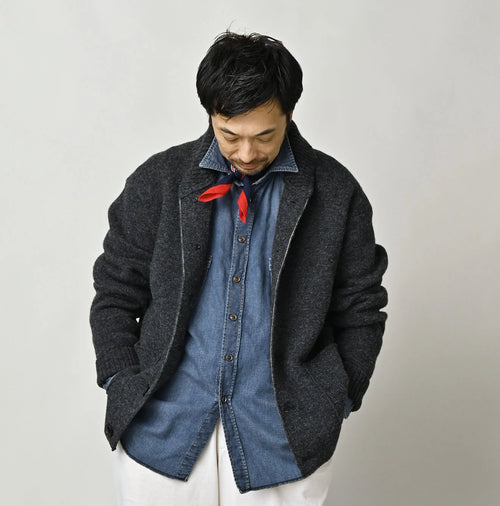 Shetland Cashmere 908 Stadium Jacket