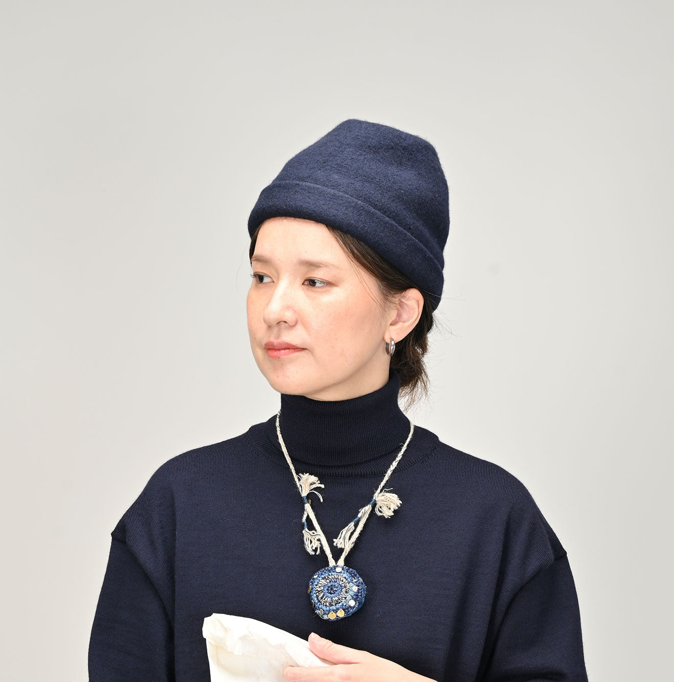 Boiled Wool Felt Hat Female Model