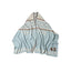Snow Pattern Supima Cotton Stole Saxe Base