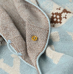 Snow Pattern Supima Cotton Stole Detail
