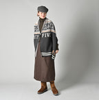 Snow Pattern Supima Cotton Stole Female Model