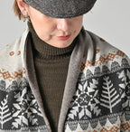 Snow Pattern Supima Cotton Stole Detail
