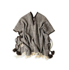 Kardo Himalayan Wool Poncho Diamond Pattern