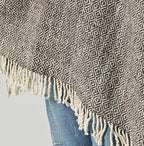 Kardo Himalayan Wool Poncho Detail