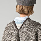 Kardo Himalayan Wool Poncho Detail