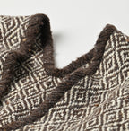 Kardo Himalayan Wool Poncho Detail