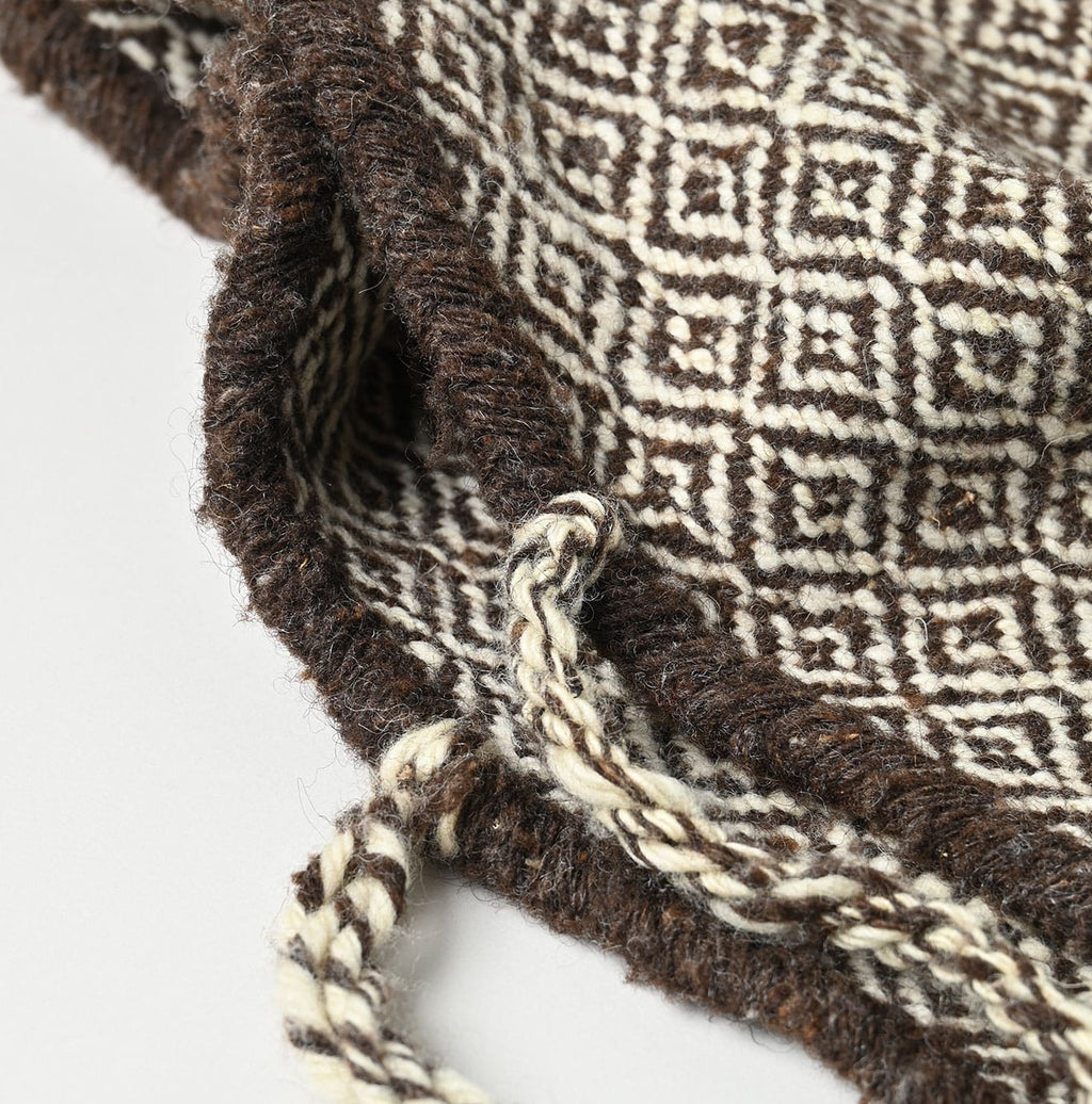 Kardo Himalayan Wool Poncho Detail
