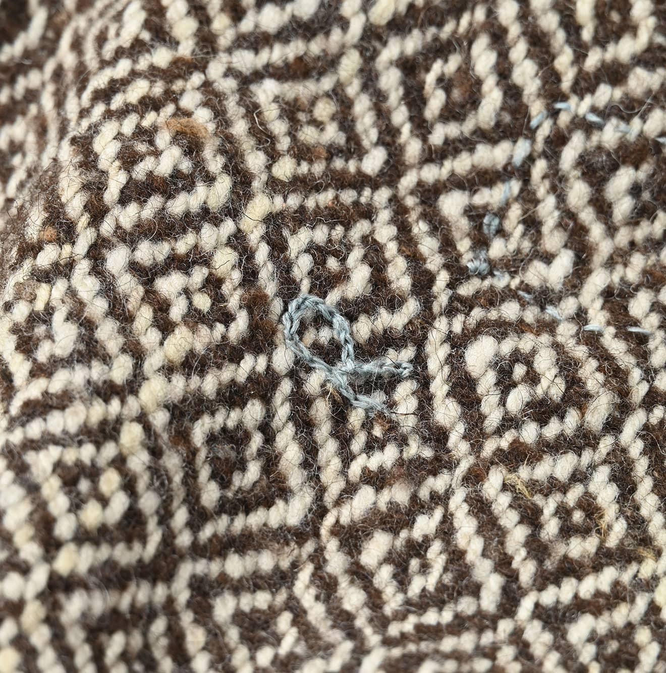 Kardo Himalayan Wool Poncho Detail