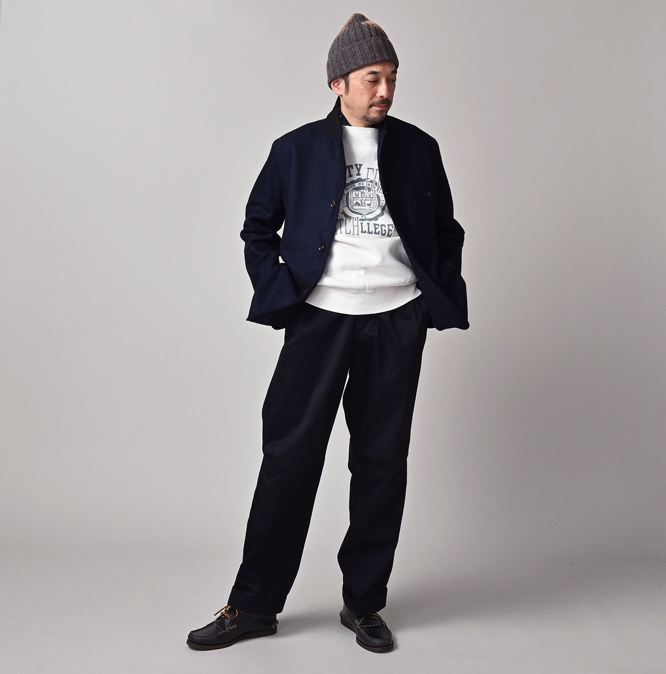Jersey Flannel 908 Jacket Male Model