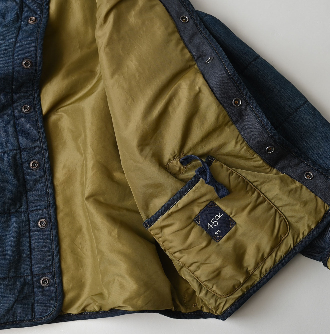 45 Petit Denim 908 Quilting Blouson Zyu Detail
