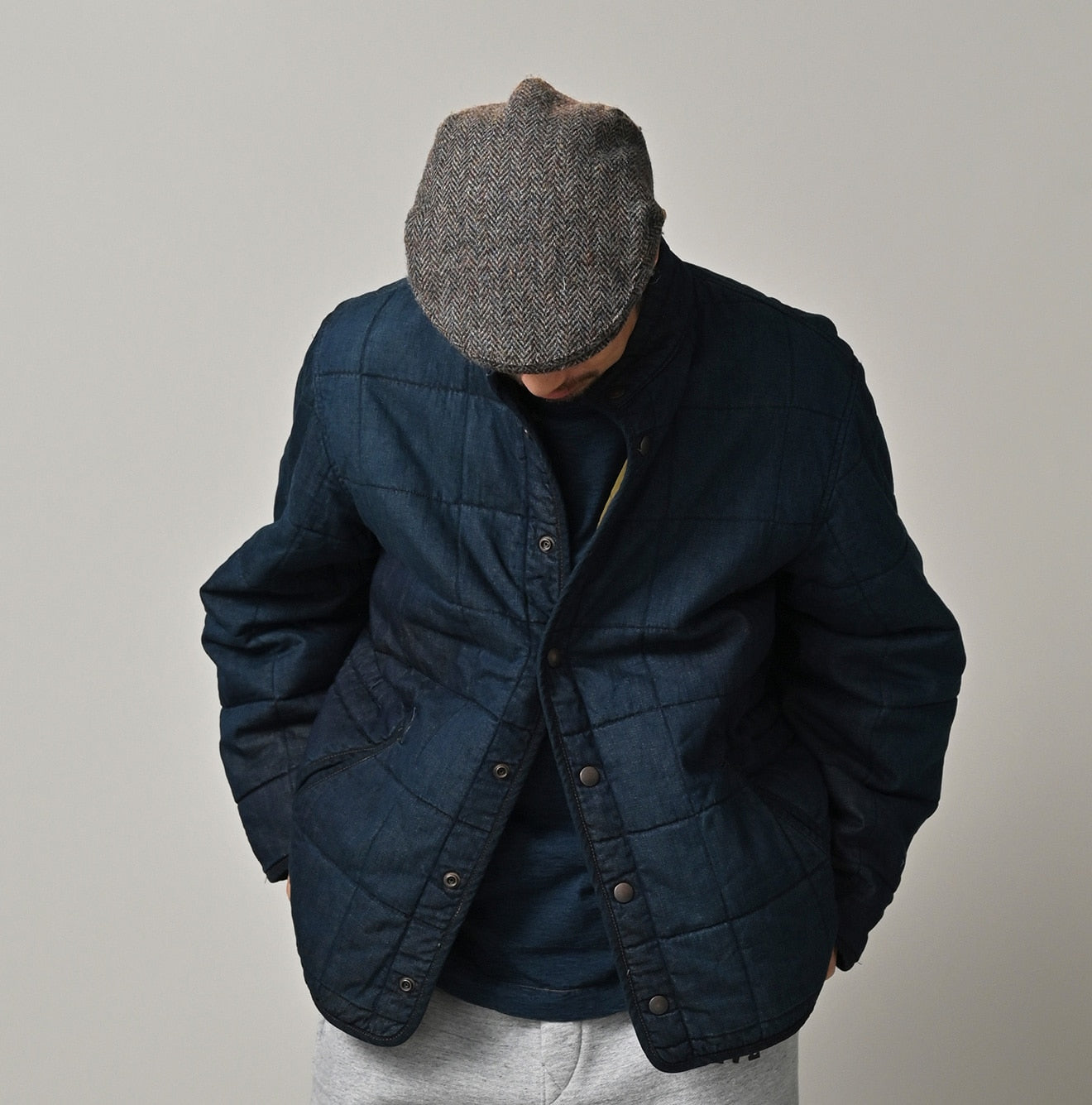 45 Petit Denim 908 Quilting Blouson Zyu Male Model