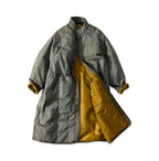 Weather 908 Quilting Coat Gray Khaki