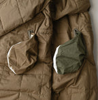 Weather 908 Quilting Coat Camel and Camel (Khaki Pocket)