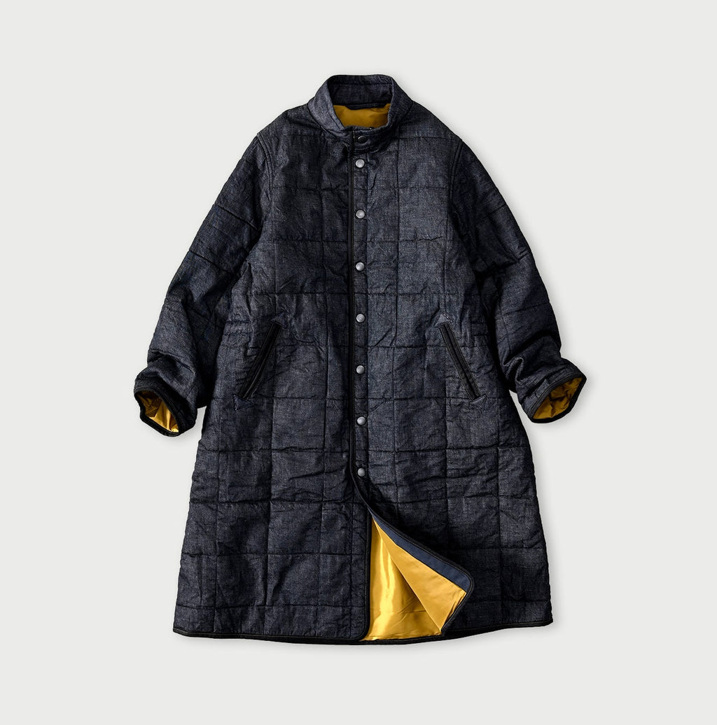 45 Petit Denim 908 Quilting Coat Nou