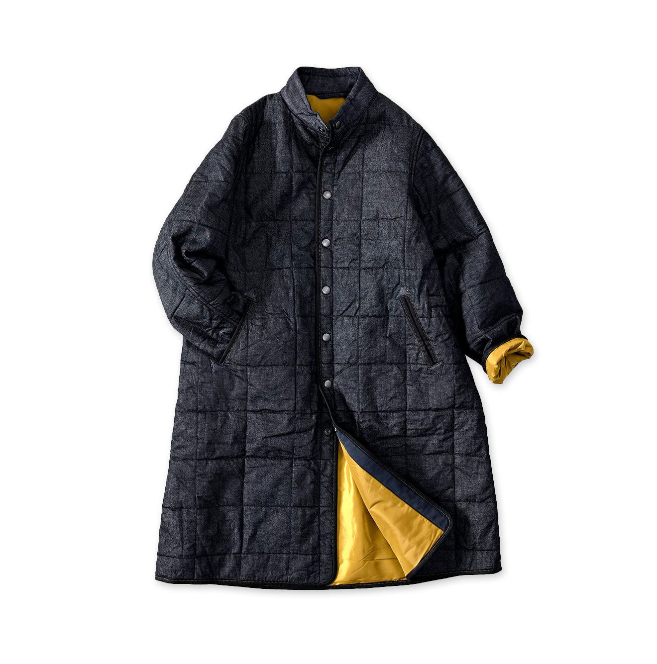 45 Petit Denim 908 Quilting Coat Nou