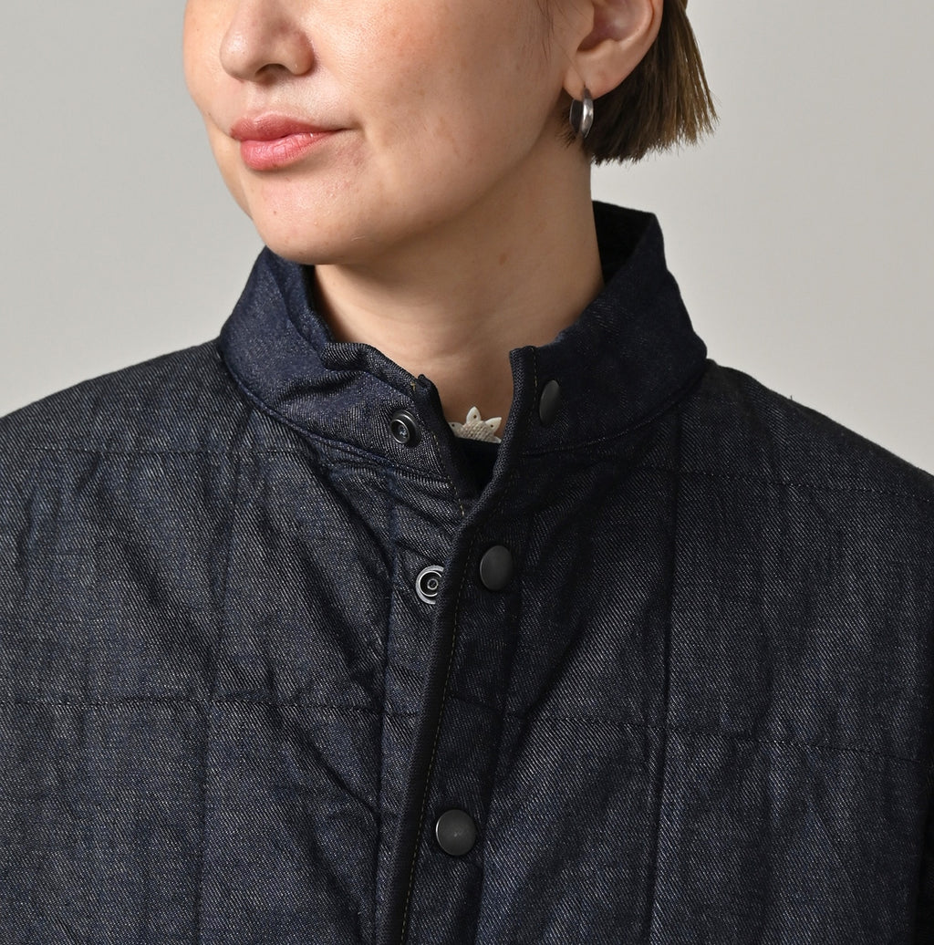 45 Petit Denim 908 Quilting Coat Nou Detail