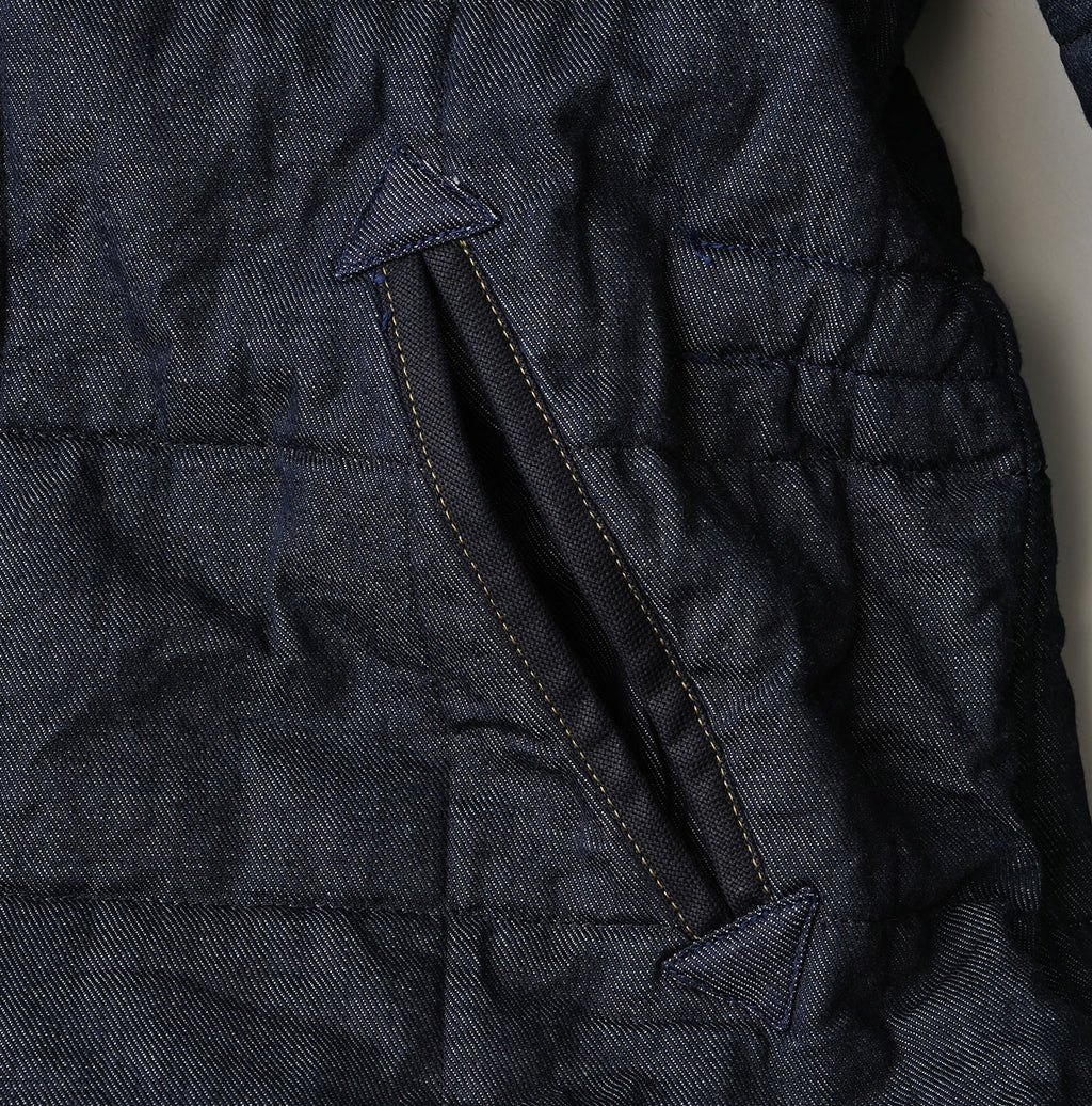 45 Petit Denim 908 Quilting Coat Nou Detail
