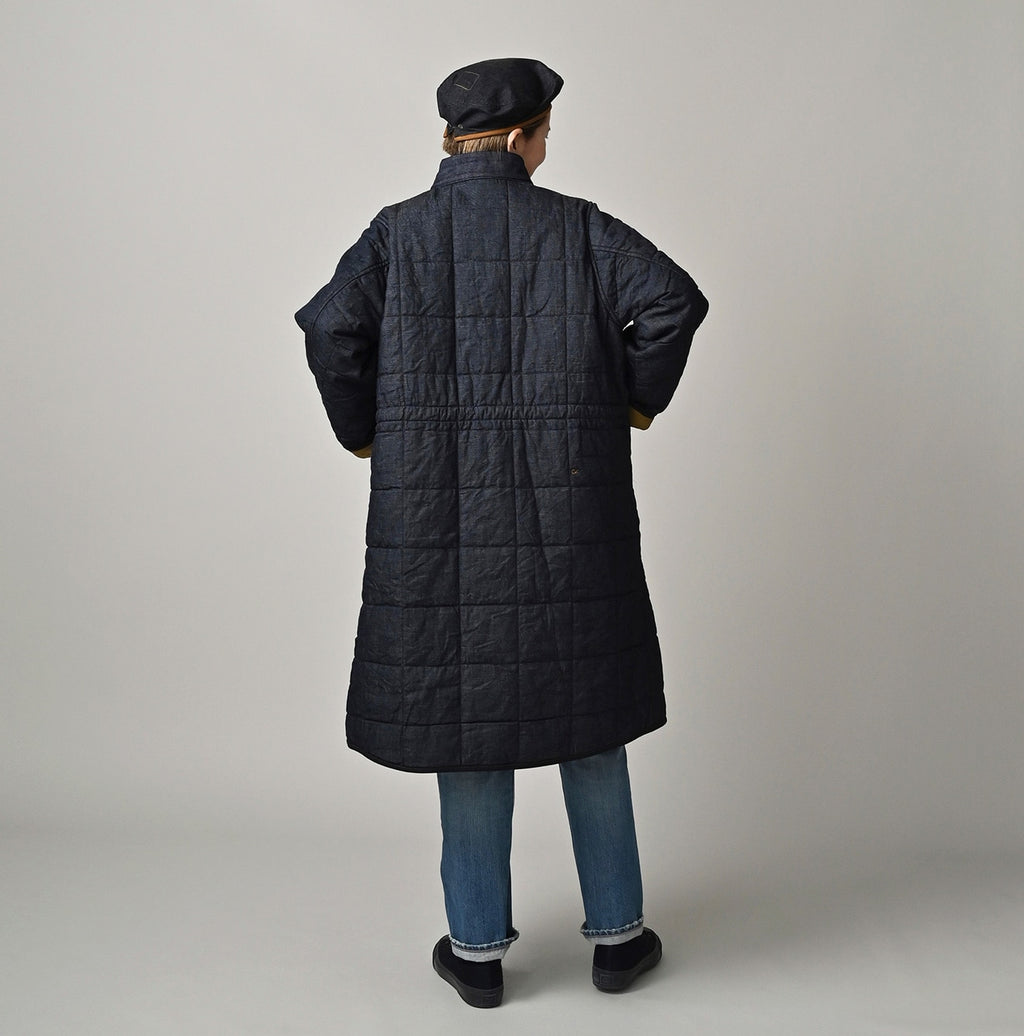 45 Petit Denim 908 Quilting Coat Nou Female Model