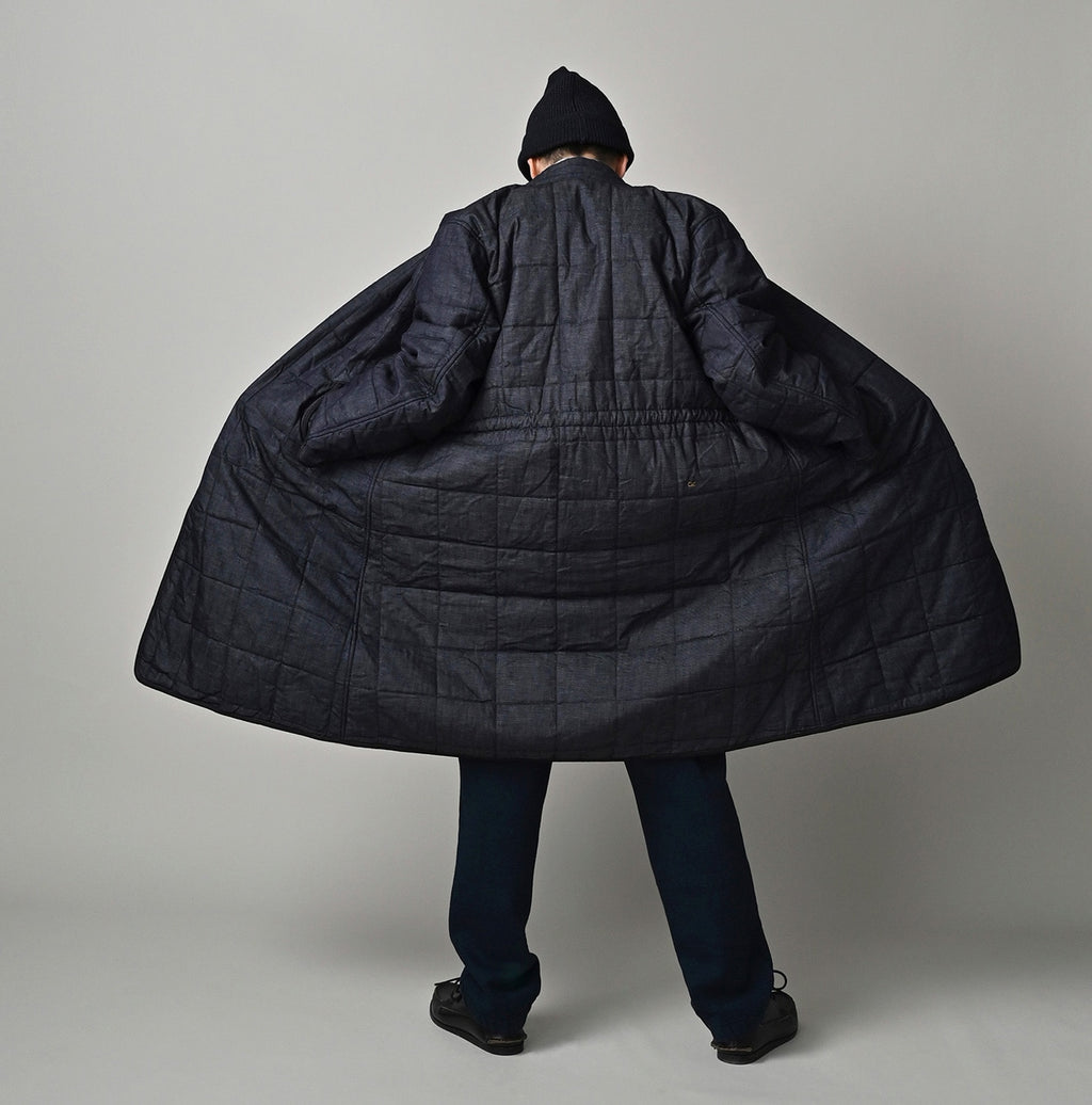 45 Petit Denim 908 Quilting Coat Nou Male Model
