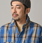 Zakkuri Indian Flannel 908 Over Shirt Detail