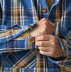 Zakkuri Indian Flannel 908 Over Shirt Detail
