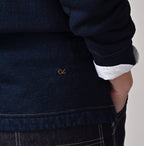 Indigo Urake 908 Henley Detail