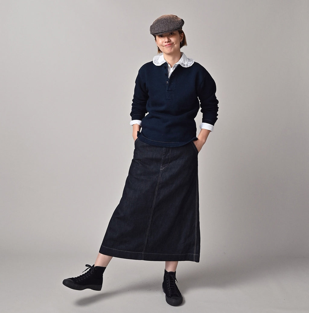 Indigo Urake 908 Henley Female Model
