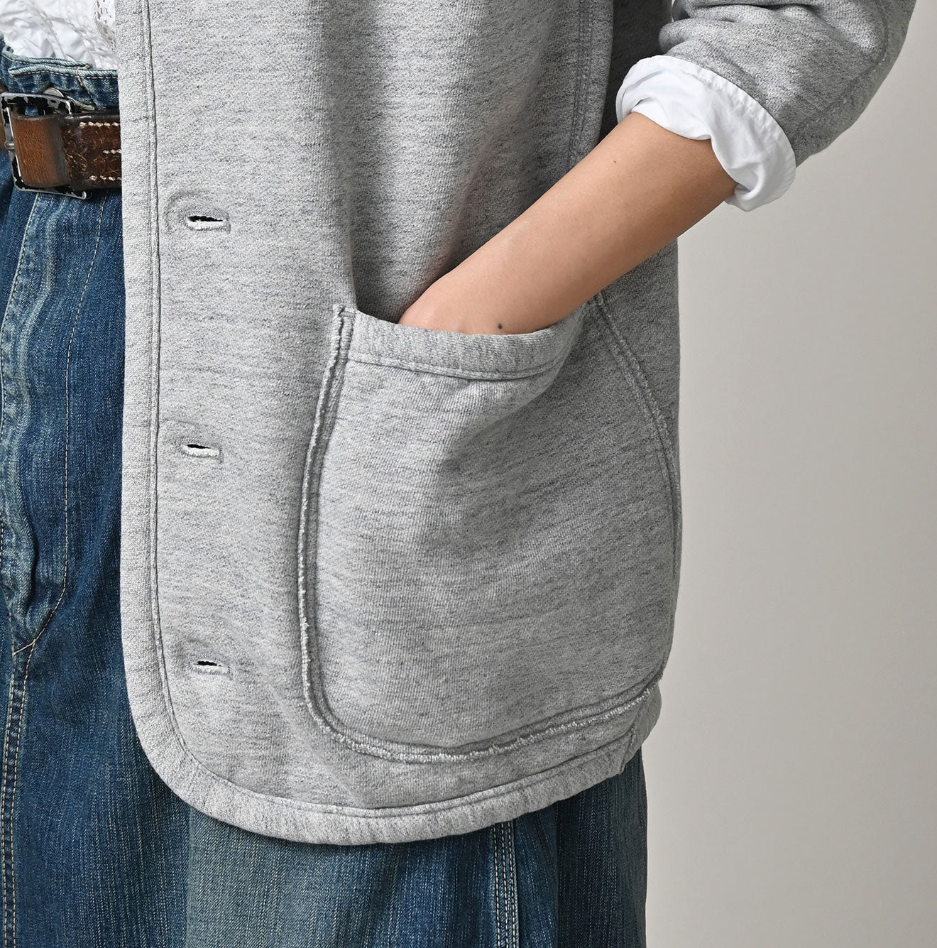 Top Heritage Urake 908 Binder Cardigan Detail