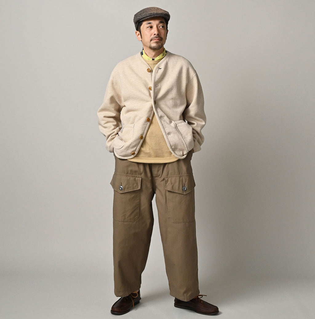 Top Heritage Urake 908 Binder Cardigan Male Model