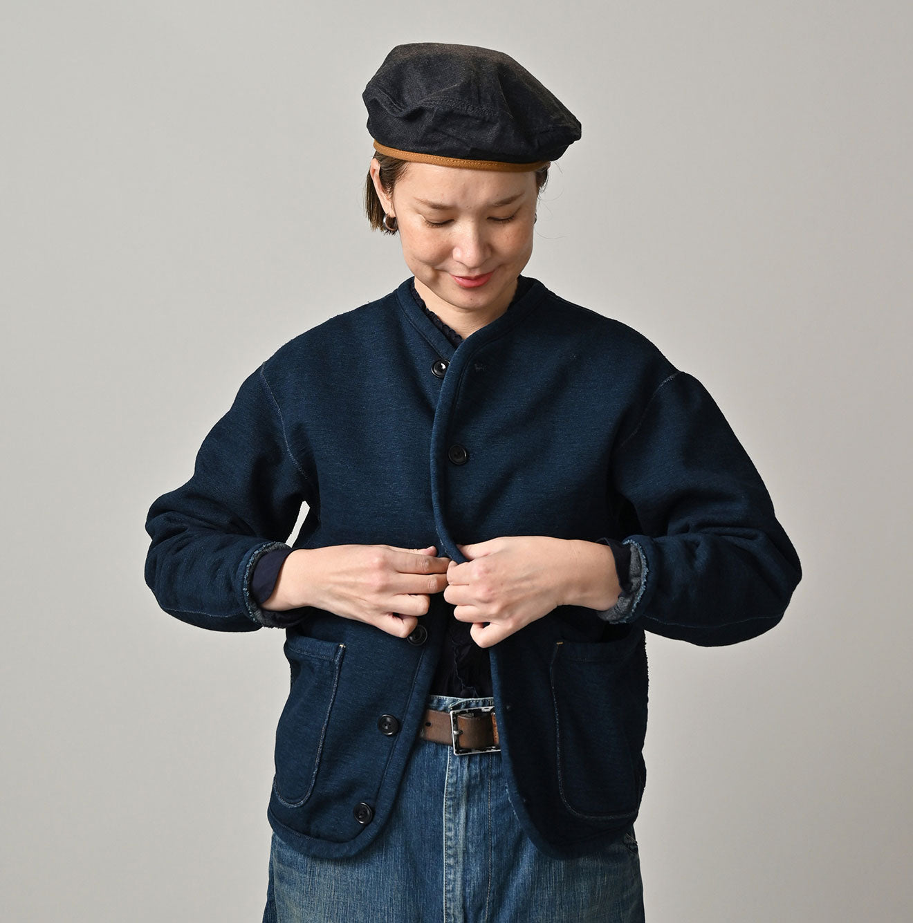 Indigo Heritage Urake 908 Binder Cardigan