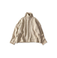 Cashmere Linen M Turtle Sweater