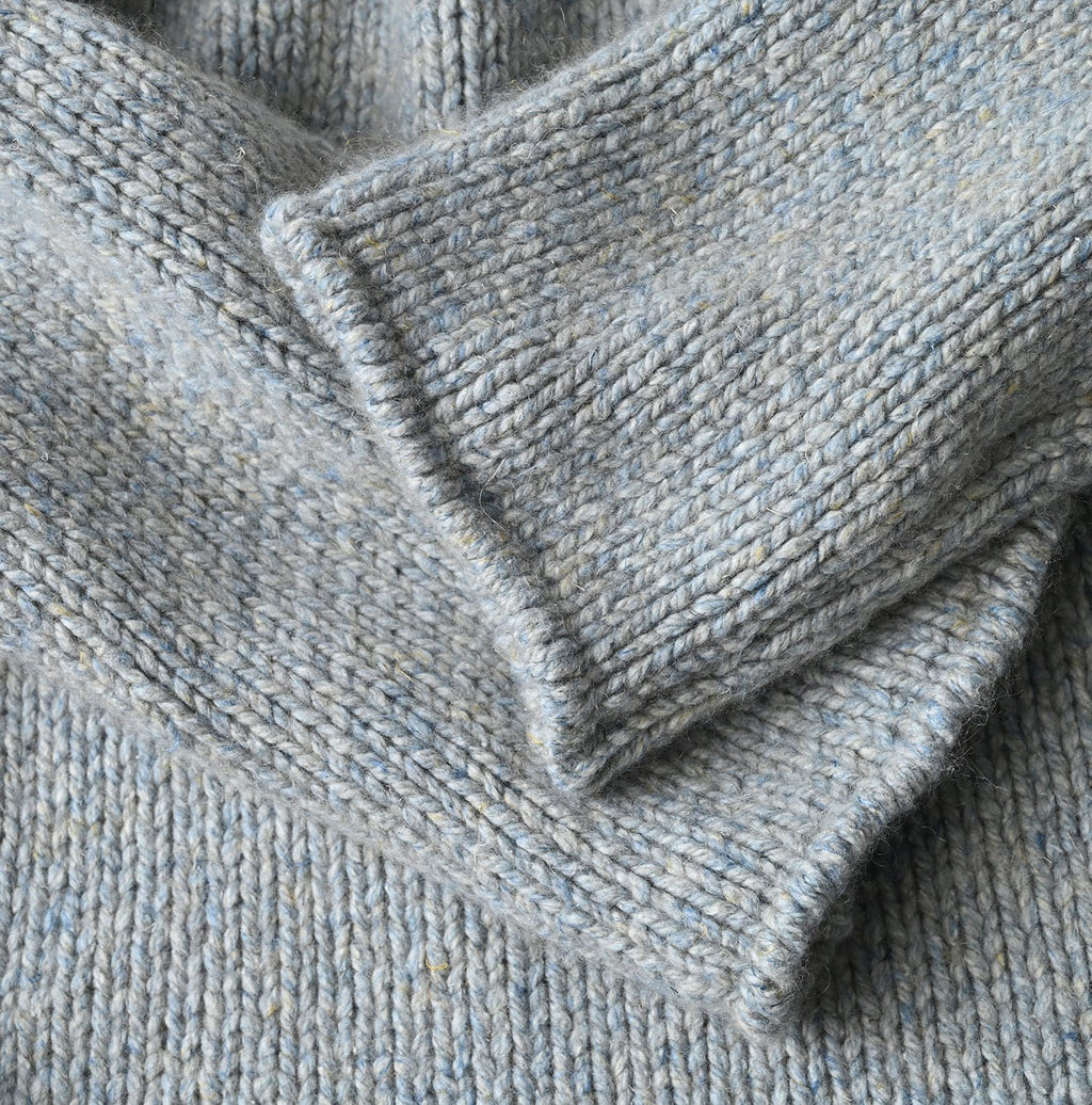 Cashmere Linen M Turtle Sweater Detail