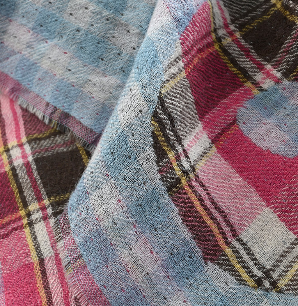Wool Jacquard Muffler Detail