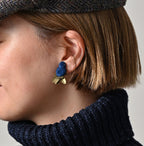 Ai Velvet Earrings Female Model