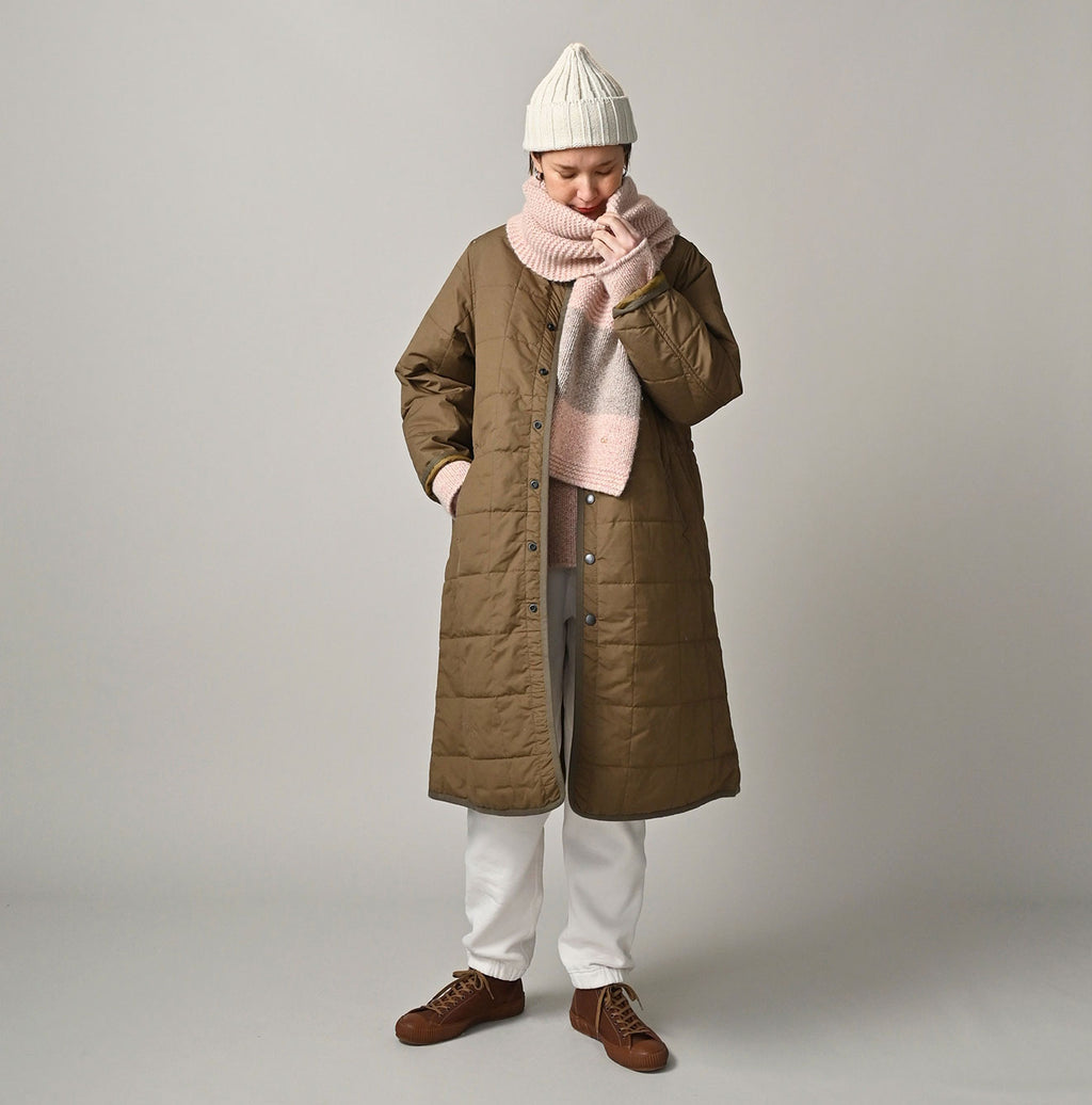 Cashmere Linen Muffler Female Model