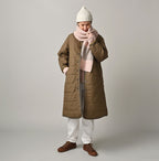 Cashmere Linen Muffler Female Model