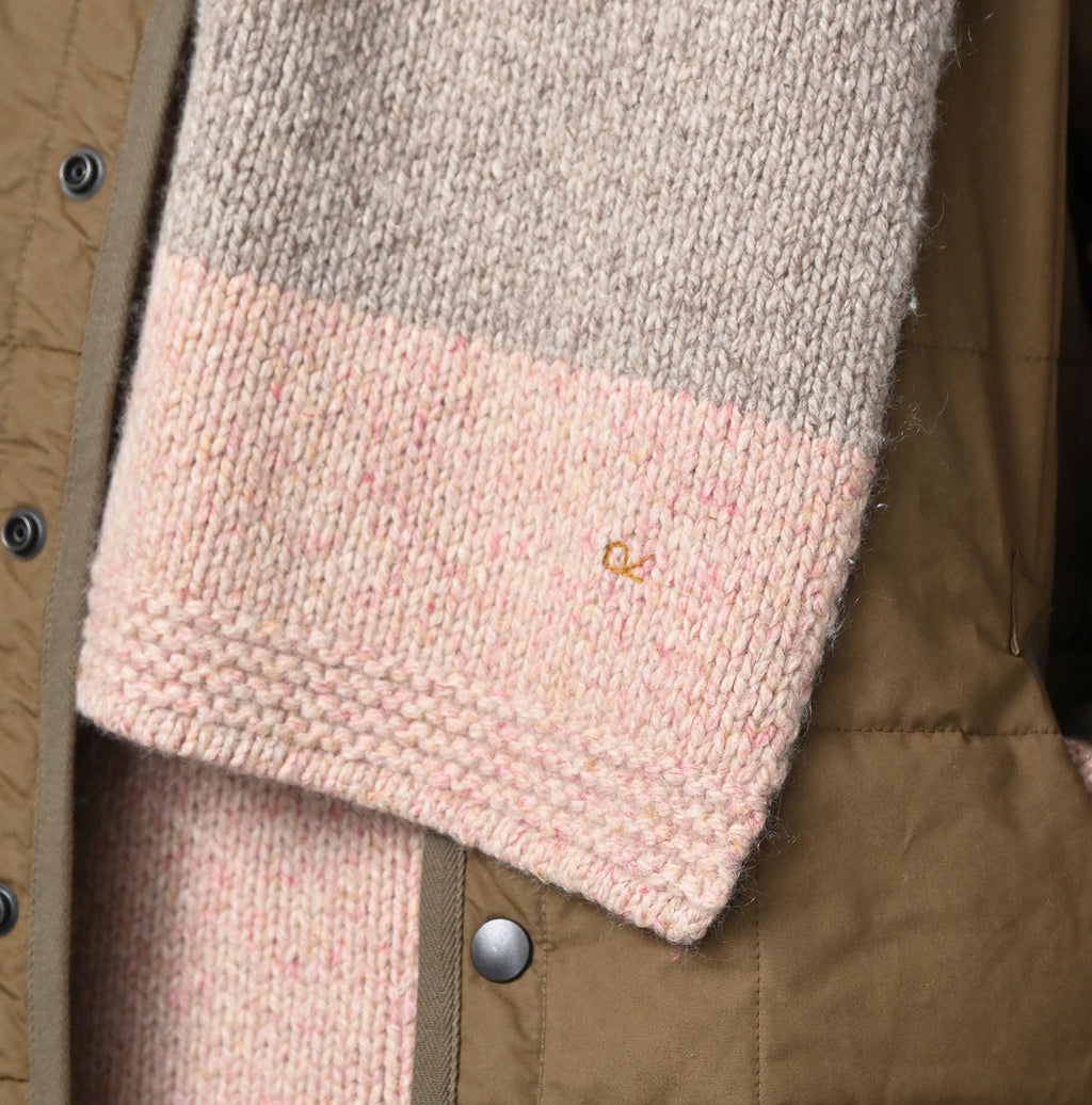 Cashmere Linen Muffler Detail