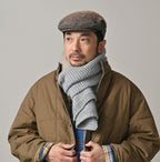 Cashmere Linen Muffler Male Model