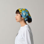 Tenjiku Happy Doodle Bandana Female Model
