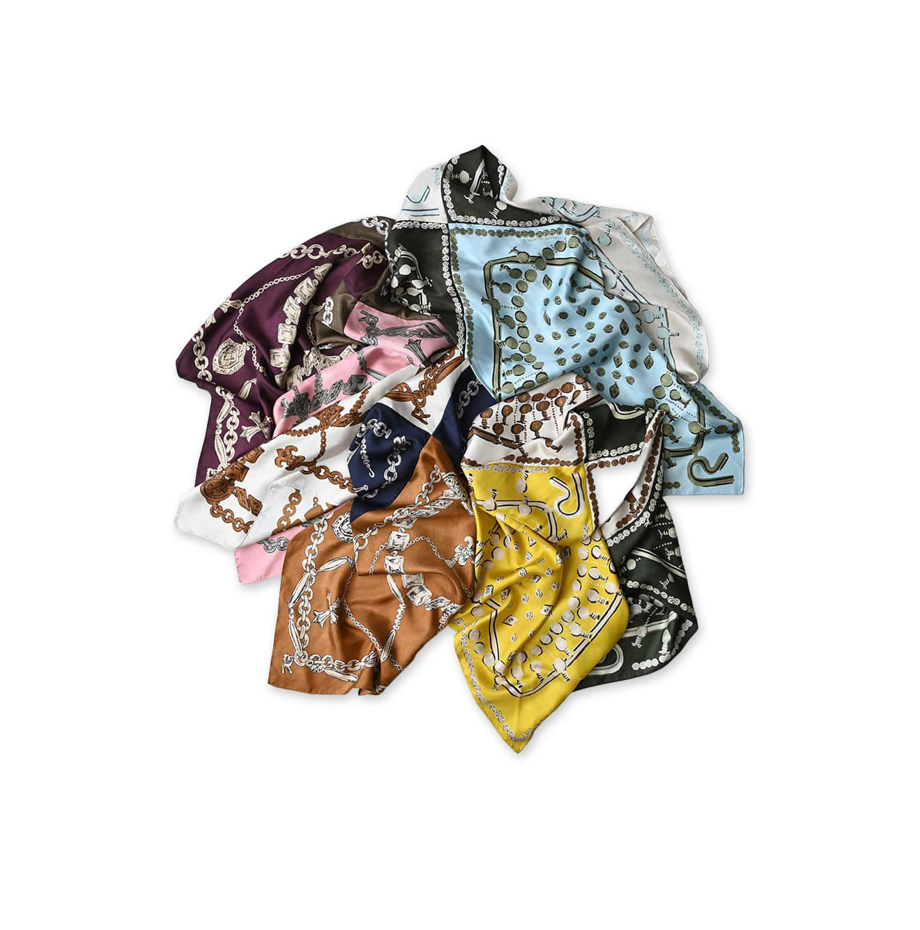 Silk Bandana Offcuts Stole