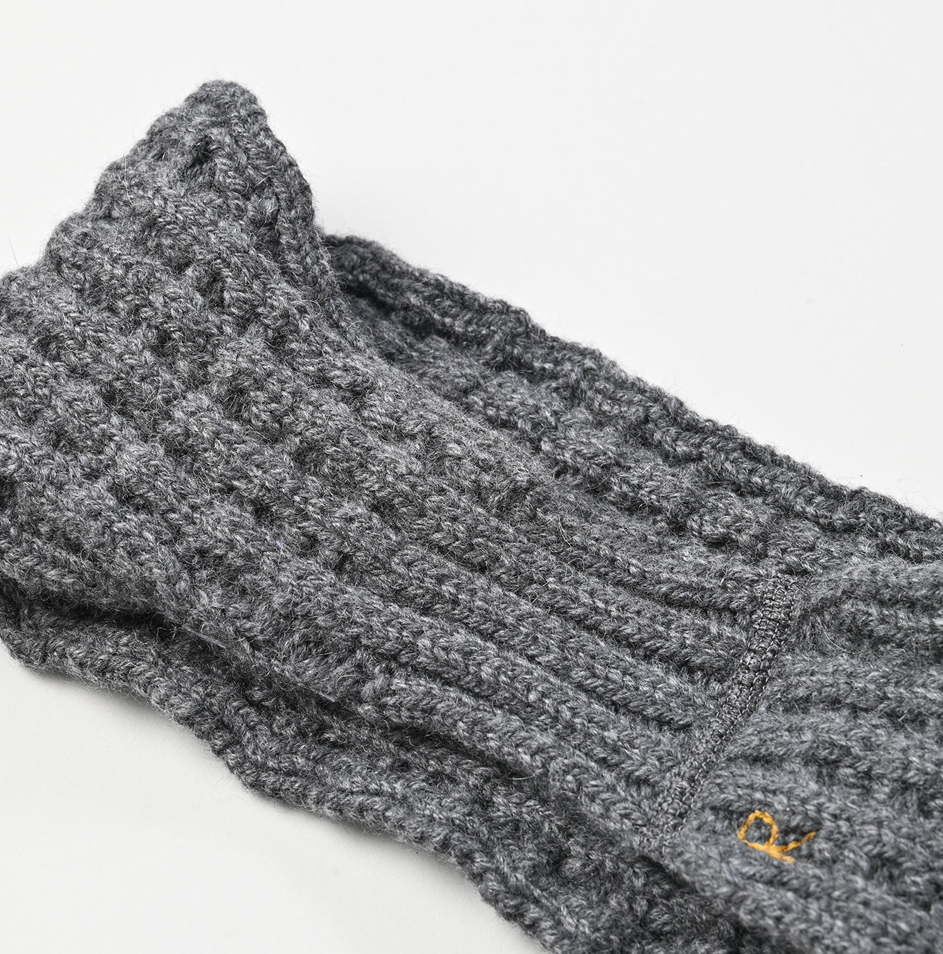 Cashmere Waffle Hair Band Detail