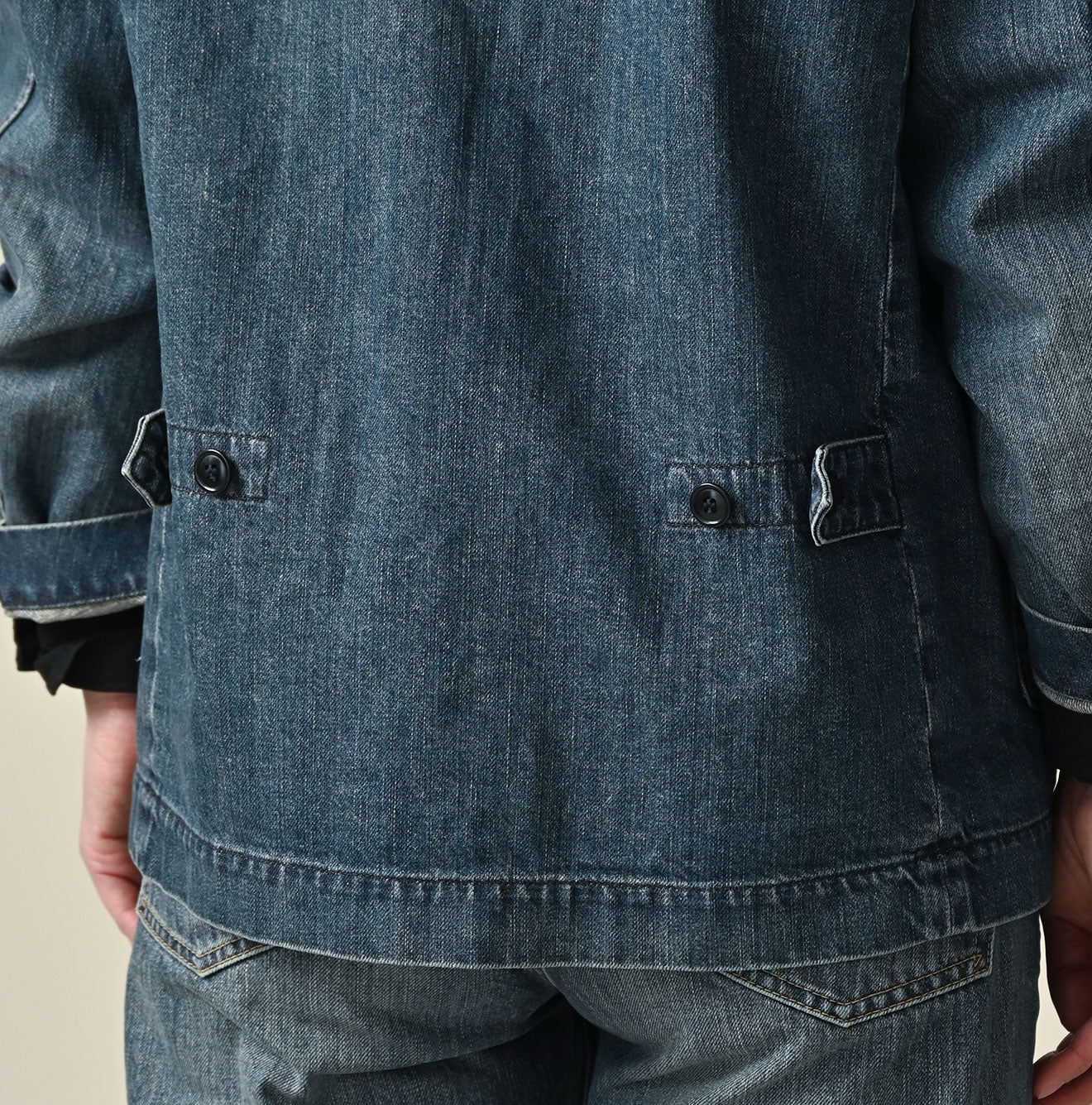 Rye Mugi Denim 908 Jacquarde Distressed Detail
