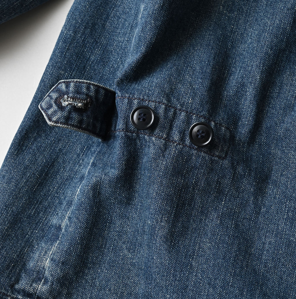 Rye Mugi Denim 908 Jacquarde Distressed Detail