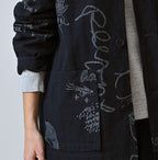 Indigo Duck Doodle Print 908 Cover All Detail