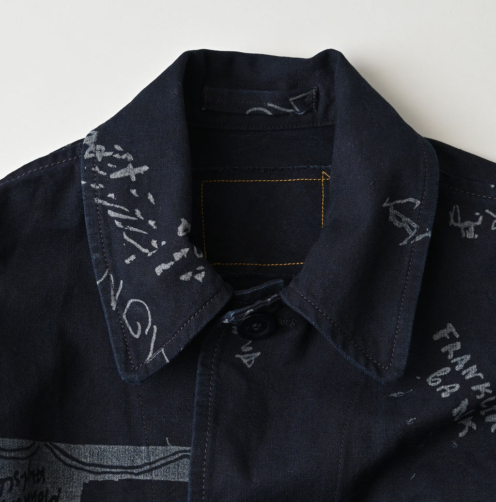 Indigo Duck Doodle Print 908 Cover All Detail