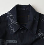 Indigo Duck Doodle Print 908 Cover All Detail