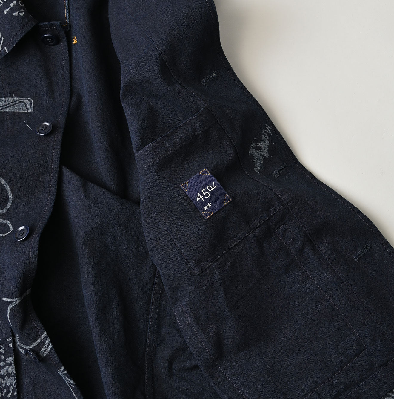 Indigo Duck Doodle Print 908 Cover All Detail