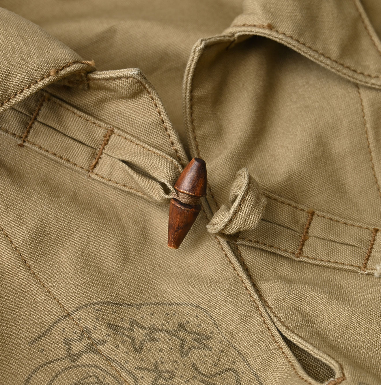 Duck Doodle Print 908 Duffer Shirt Detail