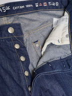 Organic Ai Dyed Front River Denim Cotton Pants